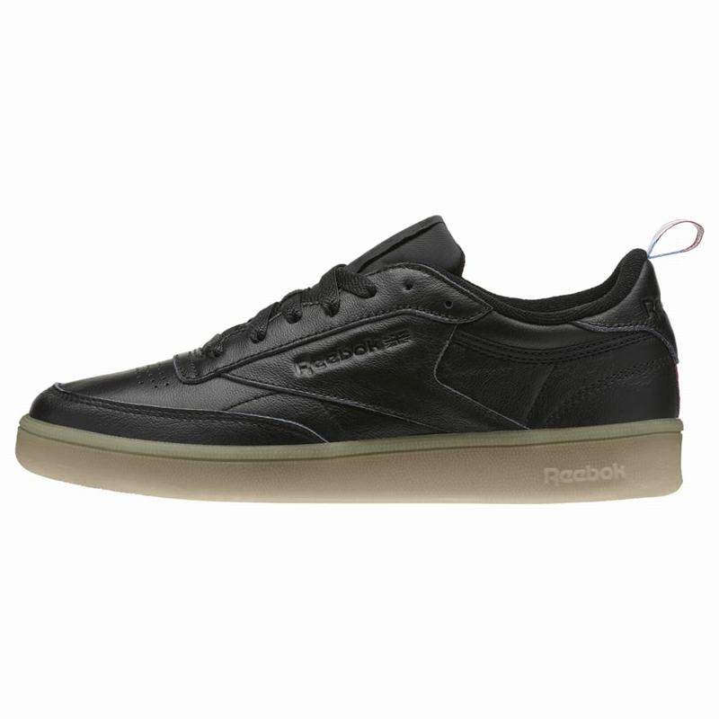 Tenisi Reebok Club C 85 Dama Negrii/Albi Romania OA4862IC